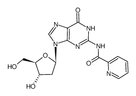 N-(9-((2R,4S,5R)-4-hydroxy-5-(hydroxymethyl)tetrahydrofuran-2-yl)-6-oxo-6,9-dihydro-1H-purin-2-yl)picolinamide Structure