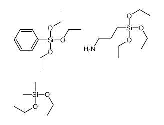 diethoxy(dimethyl)silane,triethoxy(phenyl)silane,3-triethoxysilylpropan-1-amine结构式