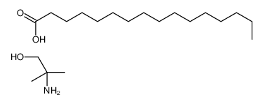 (2-hydroxy-1,1-dimethylethyl)ammonium palmitate structure