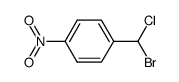 α-bromo-α-chloro-4-nitrotoluene结构式