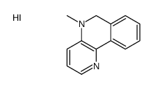 5-methyl-6H-benzo[c][1,5]naphthyridin-1-ium,iodide Structure