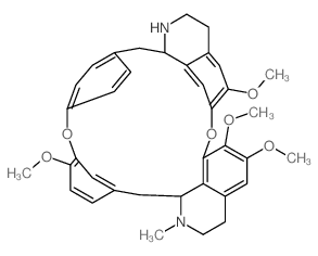 16H-1,24:6,9-Dietheno-11,15-metheno-2H-pyrido[2',3':17,18][1,11]dioxacycloeicosino[2,3,4-ij]isoquinoline,3,4,4a,5,16a,17,18,19-octahydro-12,21,22,26-tetramethoxy-17-methyl-, (4aS,16aR)-(9CI) Structure