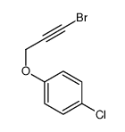 1-(3-bromoprop-2-ynoxy)-4-chlorobenzene结构式