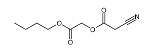 2-butoxy-2-oxoethyl 2-cyanoacetate结构式