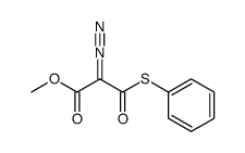 methyl α-diazo-α-[(phenylthio)carbonyl]acetate Structure