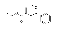 ethyl 4-methoxy-2-methylene-4-phenylbutanoate Structure