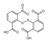 2-[(2-carboxy-6-nitrophenyl)disulfanyl]-3-nitrobenzoic acid结构式