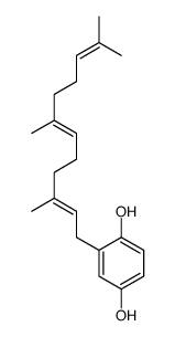 2-(3,7,11-trimethyldodeca-2,6,10-trienyl)benzene-1,4-diol Structure