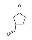 (1R)-3-Oxocyclopentanecarbaldehyde Structure