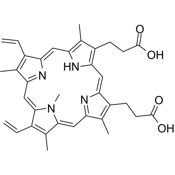 N-甲基原卟啉IX结构式