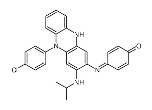 3-(4-hydroxyanilino)-10-(4-chlorophenyl)-2,10-dihydro-2-isopropyliminophenazine结构式