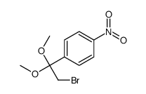 1-(2-bromo-1,1-dimethoxyethyl)-4-nitrobenzene Structure