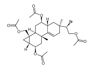 paraguerol 7,16,19-triacetate Structure