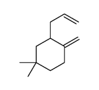 1,1-dimethyl-4-methylidene-3-prop-2-enylcyclohexane Structure