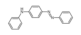 4-(phenylazo)diphenylamine结构式