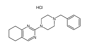 2-(4-benzylpiperazin-1-yl)-5,6,7,8-tetrahydroquinazoline hydrochloride Structure