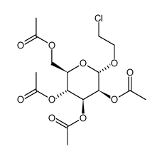 2-Chloroethyl-2,3,4,6-tetra-O-acetyl-a-D-mannopyranoside结构式