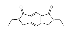 2,3,5,6-tetrahydro-2,6-diethylbenzo[1,2-c:4,5-c']dipyrrole-1,7-dione Structure