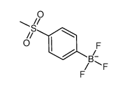 trifluoro(4-(methylsulfonyl)phenyl)borate结构式