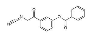 2-azido-1-(3-benzoyloxy-phenyl)-ethanone结构式