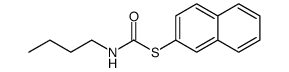 S-β-naphthyl N-n-butylthiolcarbamate Structure