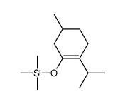 trimethyl-(5-methyl-2-propan-2-ylcyclohexen-1-yl)oxysilane Structure