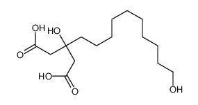 3-hydroxy-3-(10-hydroxydecyl)pentanedioic acid Structure