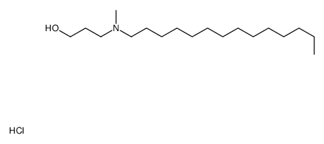 3-[methyl(tetradecyl)amino]propan-1-ol,hydrochloride Structure