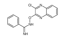 N'-(3-chloroquinoxalin-2-yl)oxybenzenecarboximidamide Structure