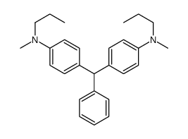 N-methyl-4-[[4-[methyl(propyl)amino]phenyl]-phenylmethyl]-N-propylaniline结构式