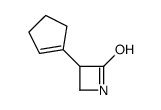 3-(cyclopenten-1-yl)azetidin-2-one Structure