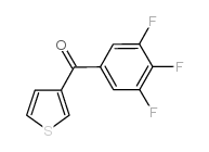 3-(3,4,5-TRIFLUOROBENZOYL)THIOPHENE structure