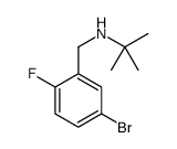 N-[(5-bromo-2-fluorophenyl)methyl]-2-methylpropan-2-amine Structure