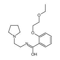 2-(2-ethoxyethoxy)-N-(2-pyrrolidin-1-ylethyl)benzamide Structure