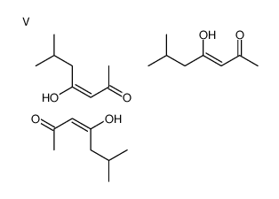 (Z)-4-hydroxy-6-methylhept-3-en-2-one,vanadium结构式