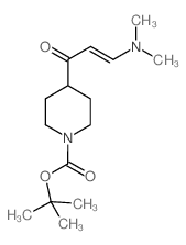tert-Butyl 4-(3-(dimethylamino)acryloyl)piperidine-1-carboxylate Structure