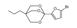 4-(5-bromofuran-2-yl)-1-propyl-3,5,8-trioxabicyclo[2.2.2]octane Structure