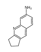 6-amino-2,3-dihydro-1H-cyclopenta[b]quinoline结构式