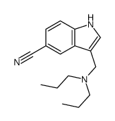 3-[(dipropylamino)methyl]-1H-indole-5-carbonitrile Structure