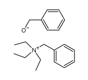 triethylbenzylammonium benzyl oxide Structure