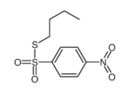 1-butylsulfanylsulfonyl-4-nitrobenzene结构式