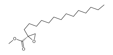 methyl (S)-2-tetradecyloxiranecarboxylate结构式