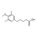 5-(4-Methoxy-3,5-dimethylphenyl)pentanoic Acid Structure