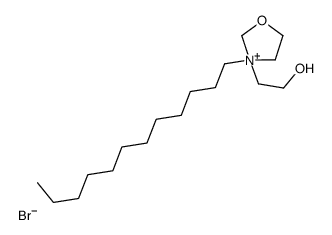 2-(3-dodecyl-1,3-oxazolidin-3-ium-3-yl)ethanol,bromide结构式