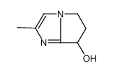 2-methyl-6,7-dihydro-5H-pyrrolo[1,2-a]imidazol-7-ol Structure