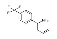 1-(4-(trifluoromethyl)phenyl)but-3-en-1-amine Structure