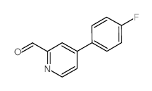 4-(4-Fluorophenyl)pyridine-2-carbaldehyde Structure