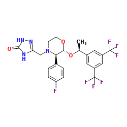 Aprepitant structure