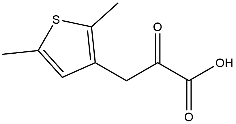 3-Thiophenepropanoic acid, 2,5-dimethyl-α-oxo- picture