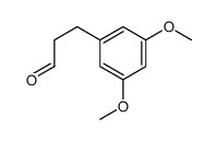 3-(3,5-二甲氧基-苯基)-丙醛结构式